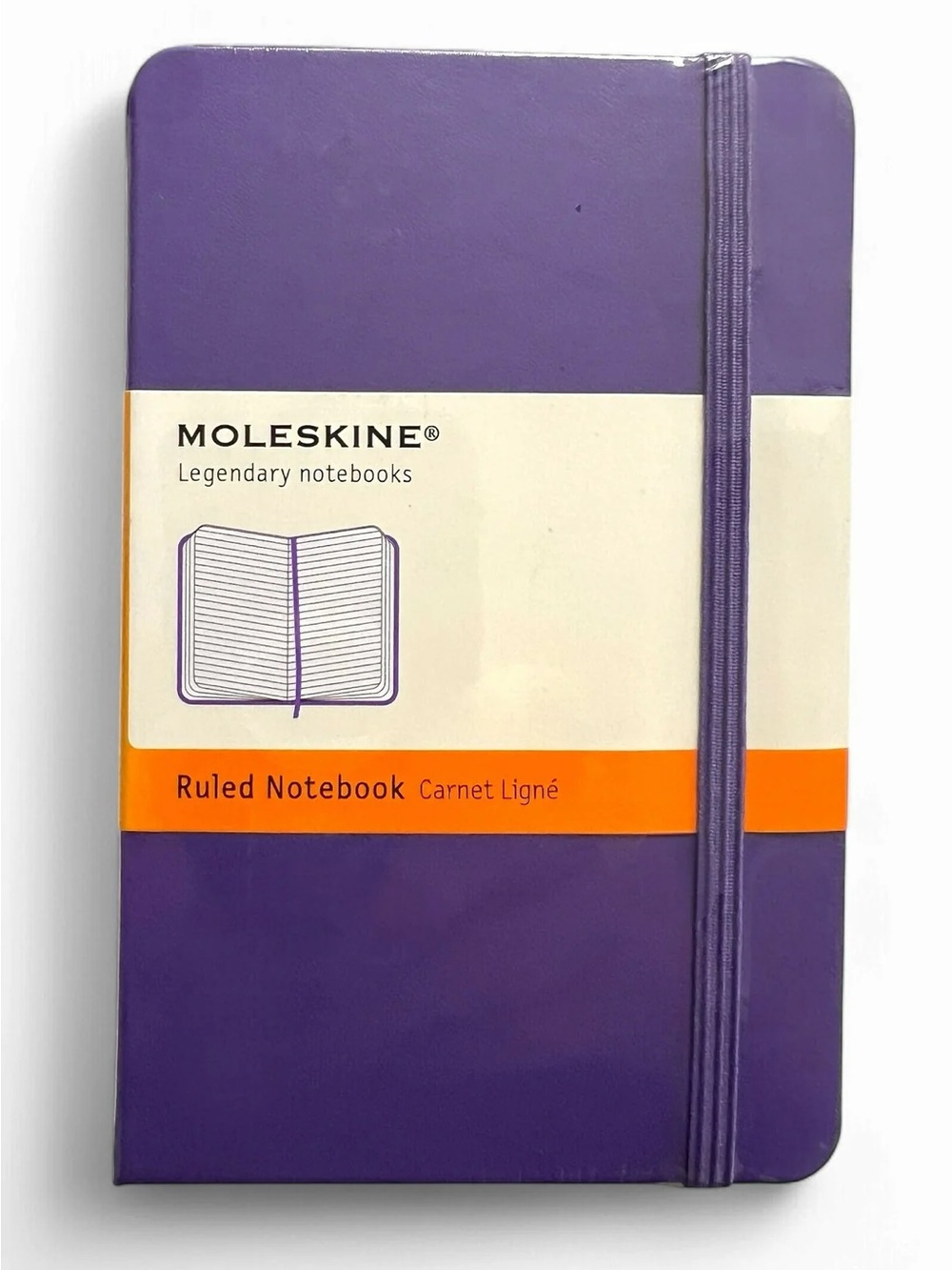 Feela A5 Purple Moleskin Notebooks Journal